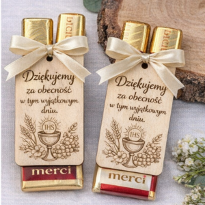 🍫 Zawieszka na czekoladke – podziękowanie dla gości
